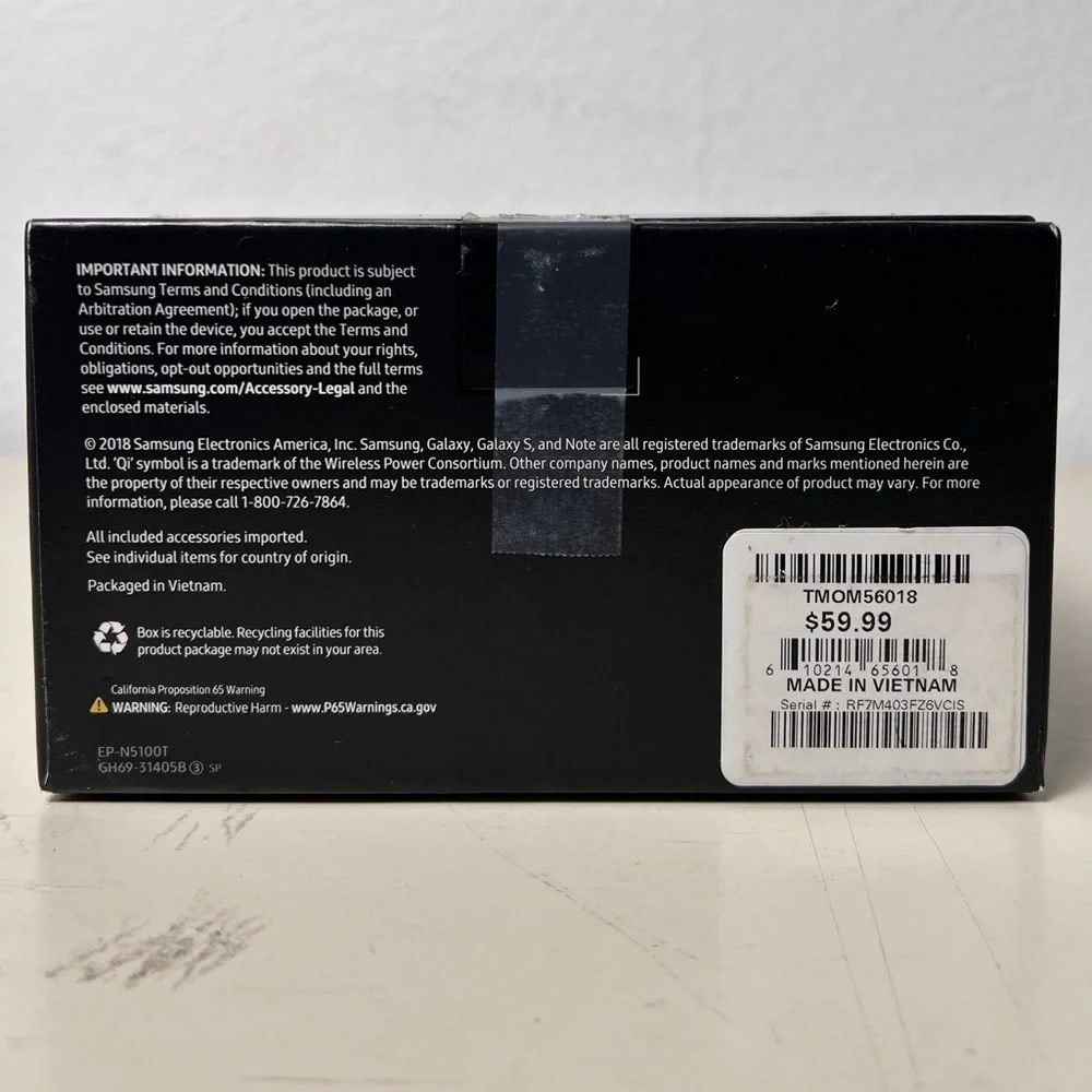 Samsung‎ Black Qi Standard Wireless Charging Stand Dock Fast Charge